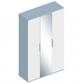 Шкаф 3-ств. с зеркалом "Бриз"
