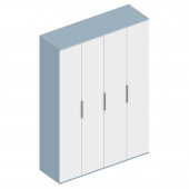 Шкаф 4-ств. "Бриз"