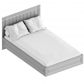 Кровать "Вита" 1,2 (серый) | каркас