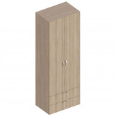 Шкаф 2-ств. 2 ящ. "Ева" 